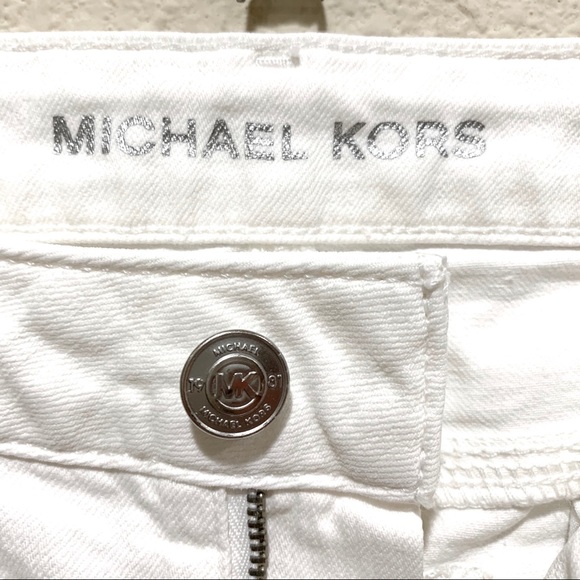 Michael Kors White Pockets Bootcut Jeans - Picture 7 of 16